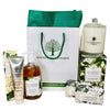 Wavertree Frangipani & Gardenia Scented Signature Natural Spa Gift Set - Liquid Soap, Soap Bars (2), Soy Wax Candle & Gift Bag