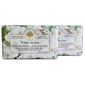 Wavertree & London White Orchid Soap Bar (2 Bars) - Australian Natural Soap