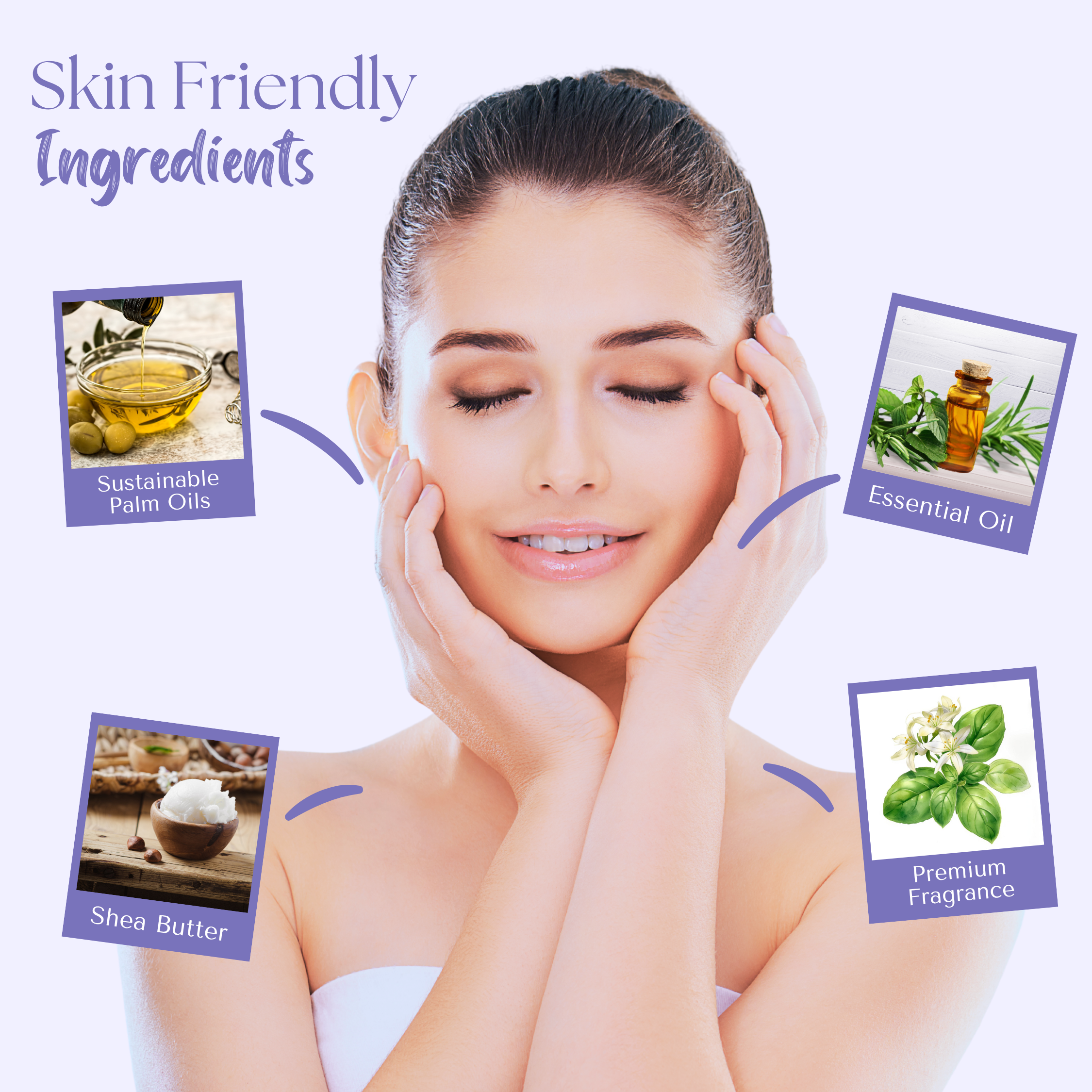 Basil & Neroli - All Natural Soap Bars (2 Bars, 7 Oz)