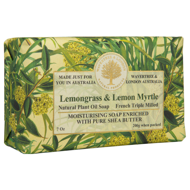 Lemongrass & Lemon Myrtle soap bar (1 bar) - Australian Natural Soap
