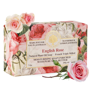 English Rose Soap Bars - (7 Oz Bars)