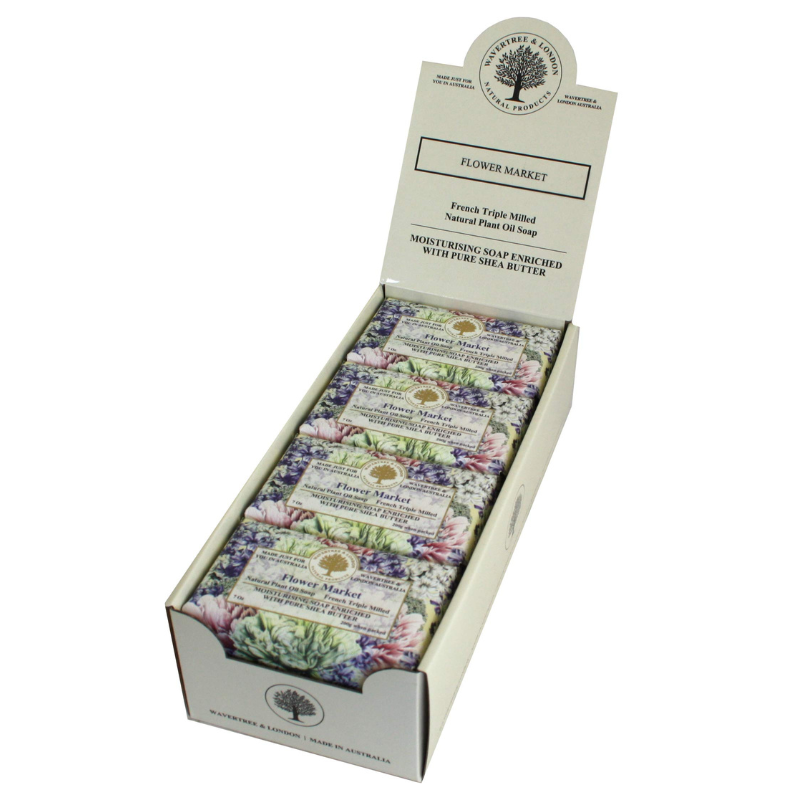 Wavertree & London Flower Market (8 Bars) - Australian Natural Soap