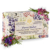 flower market natural soap bar