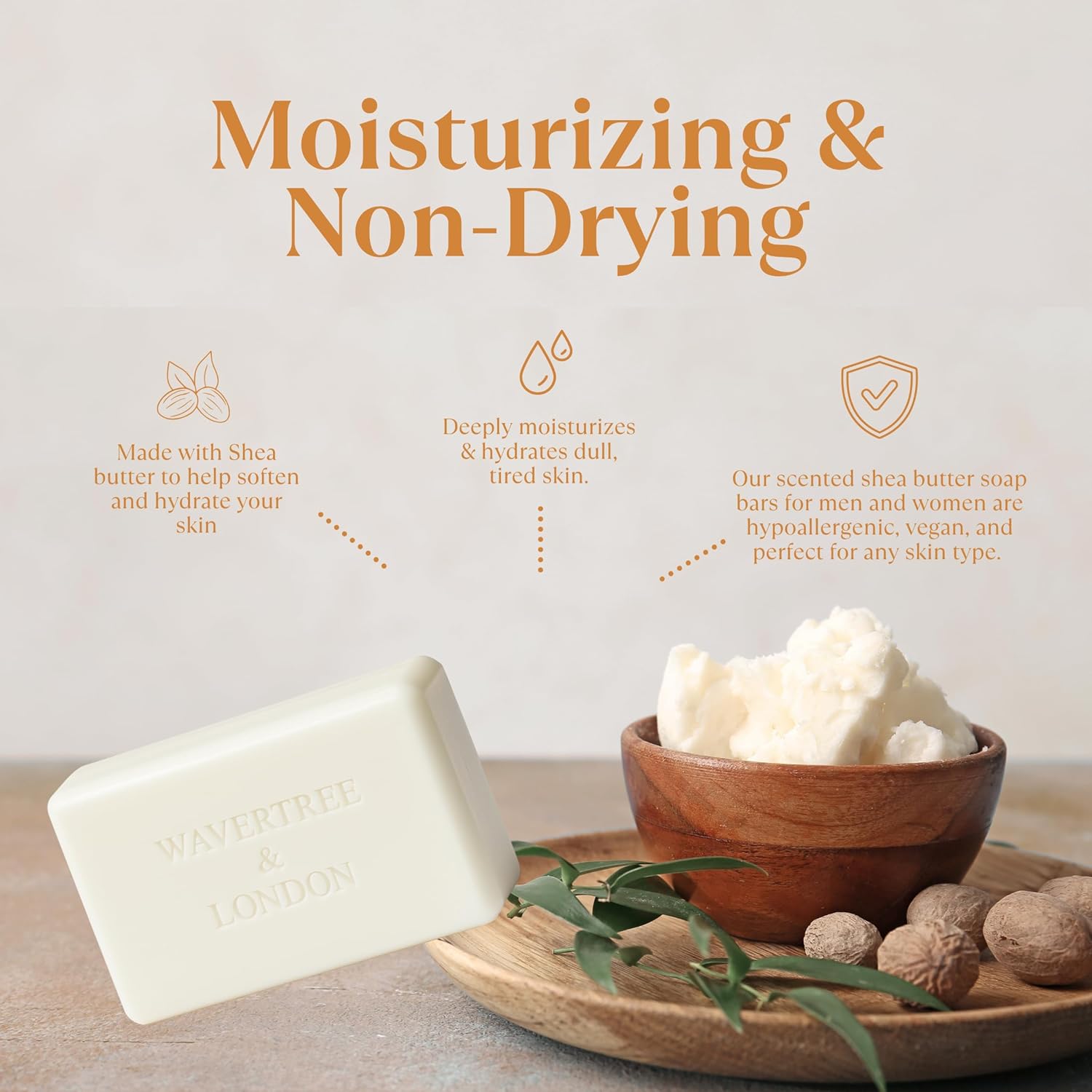 sandalwood and patchouli natural moisturizing soap bar