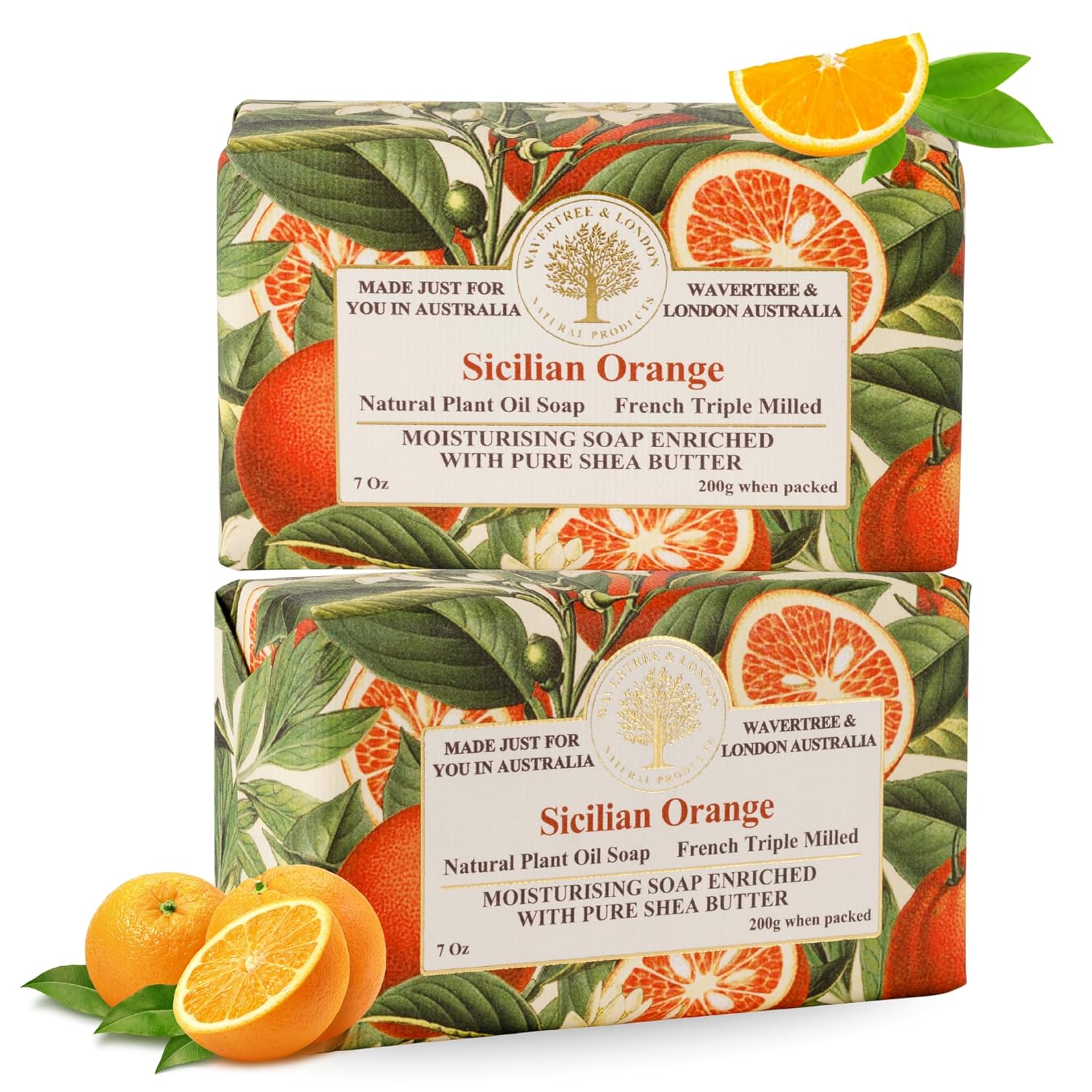 sicilian orange citrus scent soap bars