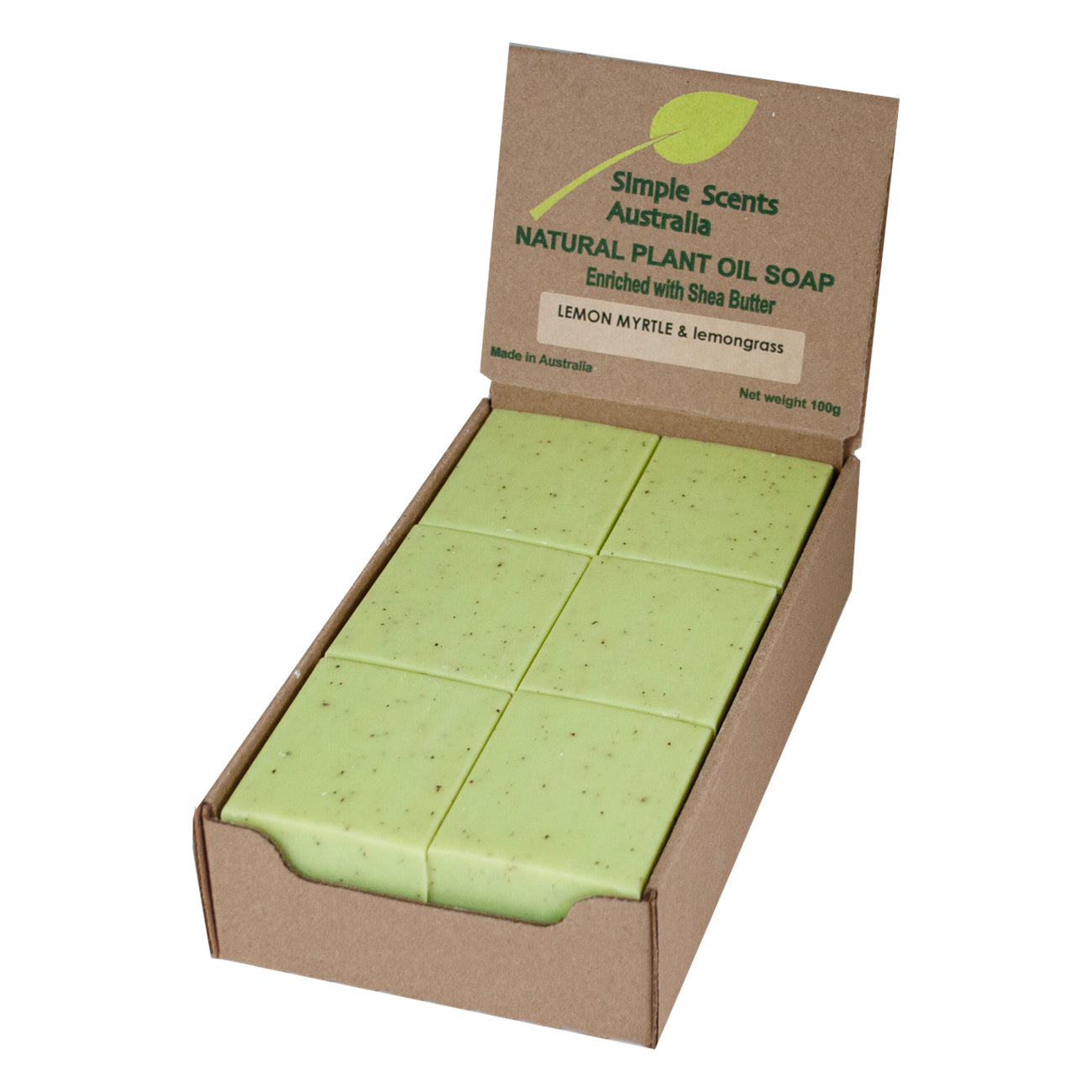 Lemon Myrtle Soap Unwrapped (12) - Australian Natural Soap