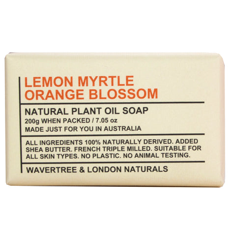 Naturals Lemon Myrtle/Orange Blossom soap bar (1)