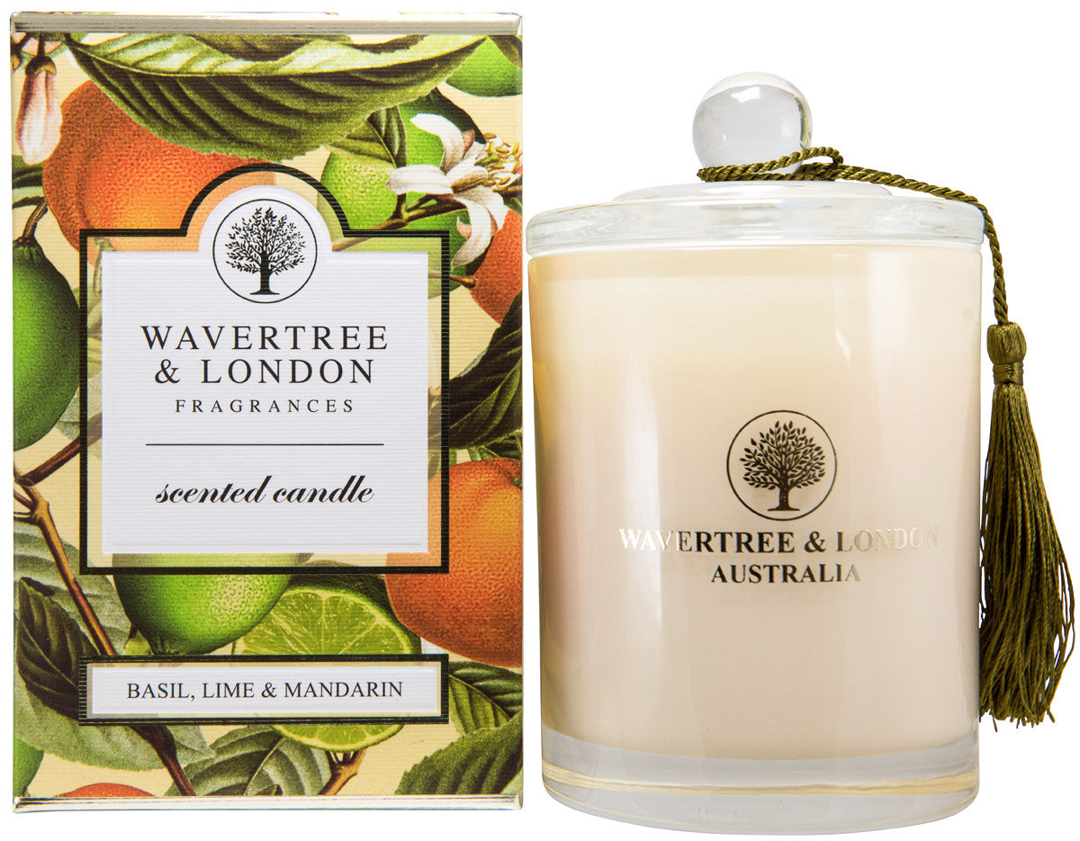 Wavertree and London Soy candle - Basil Lime Mandarin